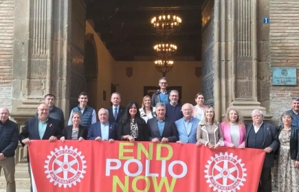 Rotary Club de Huesca.  Día Mundial contra la Polio